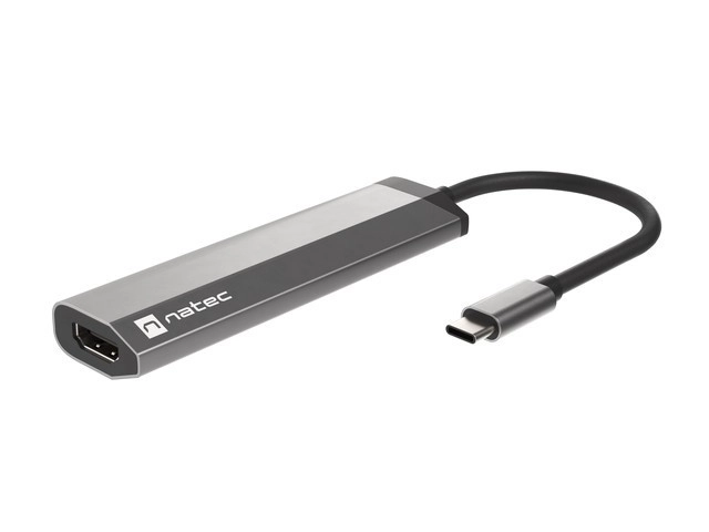 Multiportová dokovací stanice Fowler Slim USB-C PD, 2x USB 3.0, HDMI 4K