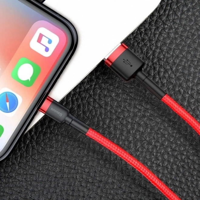 Baseus Cafule Cable USB Lightning 1,5A 2m - červený