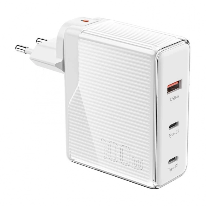 Nabíječka Essager 100W GaN s 2x USB-C a USB-A