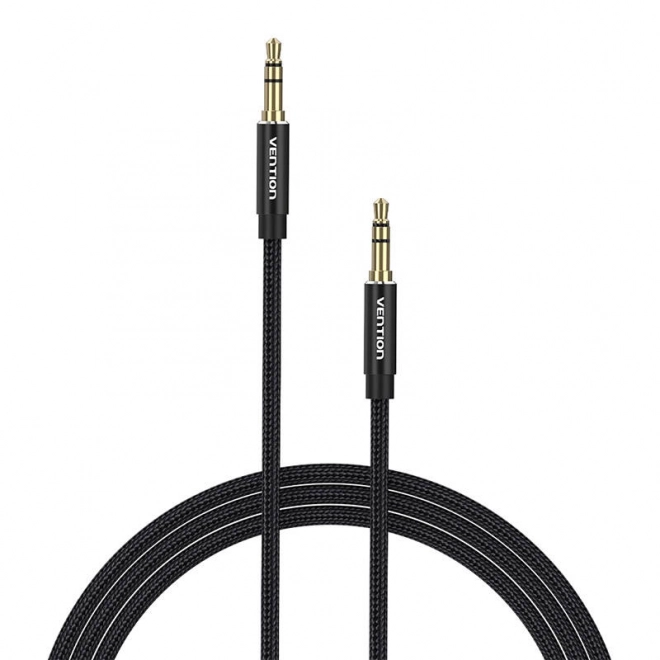 Audio kabel Vention s konektorem 3.5mm, délka 0.5m, černý