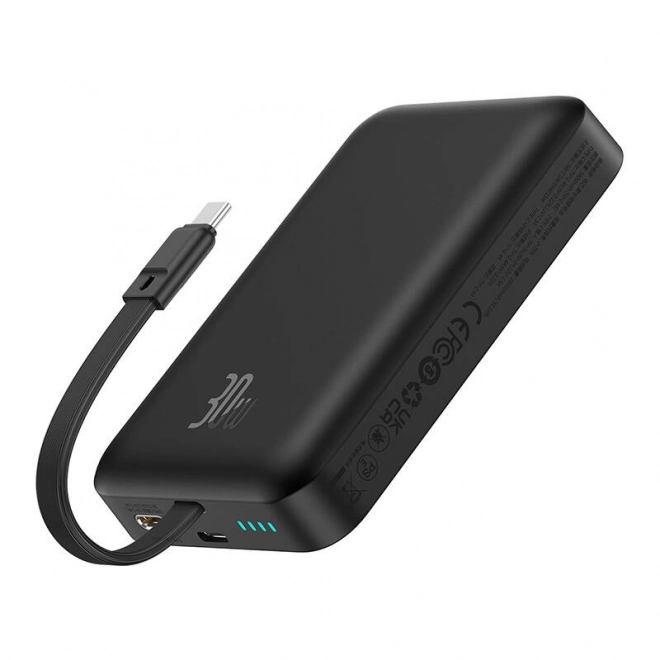 Powerbanka Baseus Magnetic Mini 10000mAh, USB-C 30W MagSafe (černá)