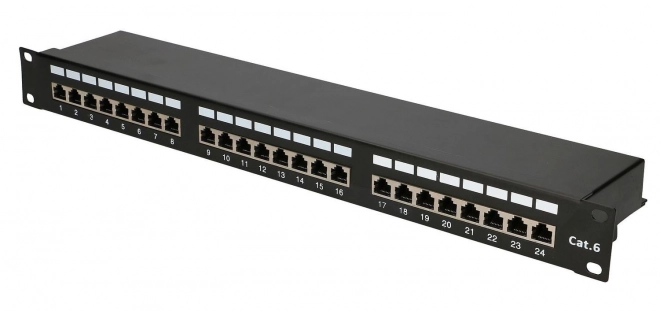 Patchpanel 24 portů CAT6 STP V2