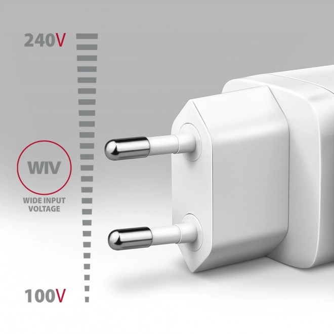 ACU-PD20W PD 20W síťová nabíječka, 1x port USB-C, PD3.0/QC3.0/AFC/FCP/Apple White