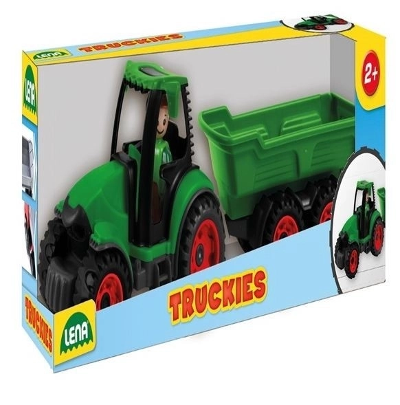 Auto Truckies traktor s vlečkou plast 32cm s figurkou v krabici 24m+