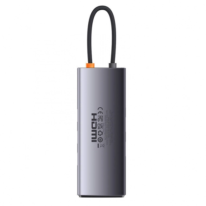 Rozbočovač 8v1 Baseus řady StarJoy, USB-C na 3x USB 3.1 + HDMI + USB-C PD + RJ45 + microSD/SD