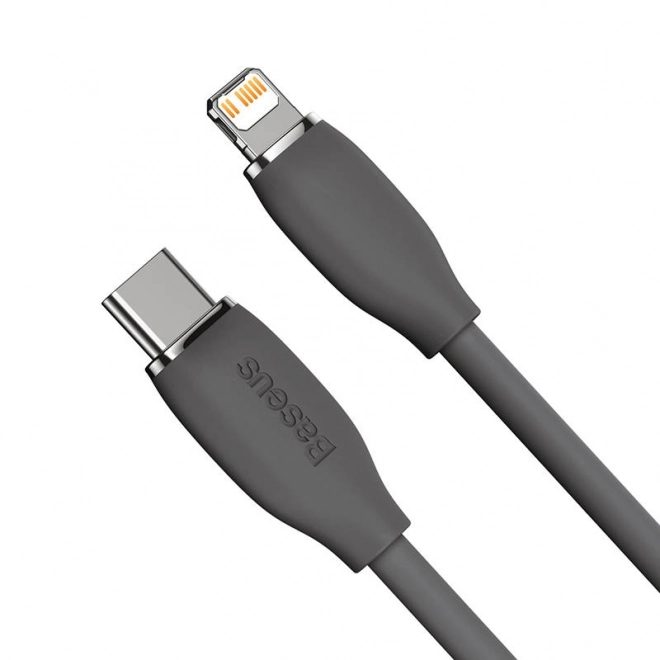 Baseus Jelly kabel USB-C na Lightning, 20W, 1,2 m (černý)