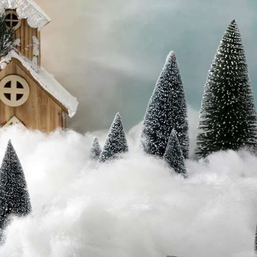 Umělý sníh v prášku Dekorativní sníh pro vánoční výzdobu 1 kg