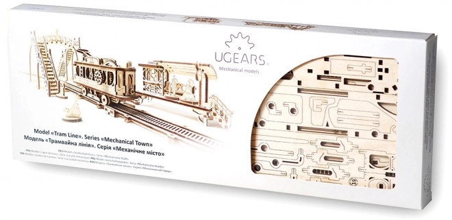 Ugears 3D puzzle - Tramvajová linka 284 dílků