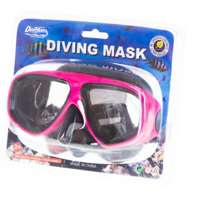 Potápěčská maska plavecké brýle růžové