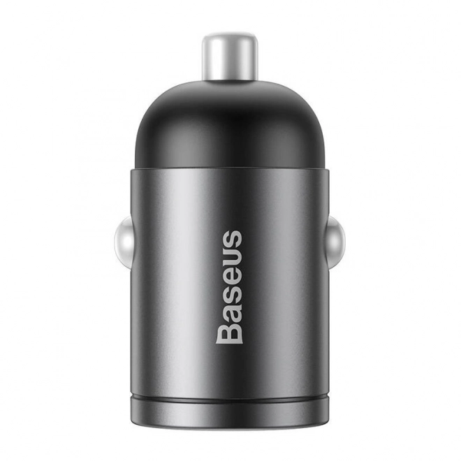 Baseus Tiny Star Mini Quick Charge Car Charger USB Port 30W Grey