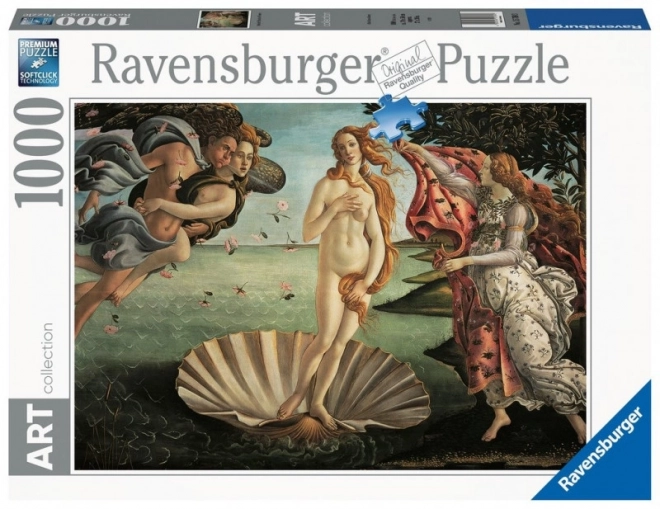 Puzzle 1000 prvků Art Collection Zrození Venuše