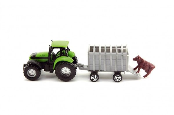 Traktor s přívěsem 16 cm – S kozou a přepravníkem