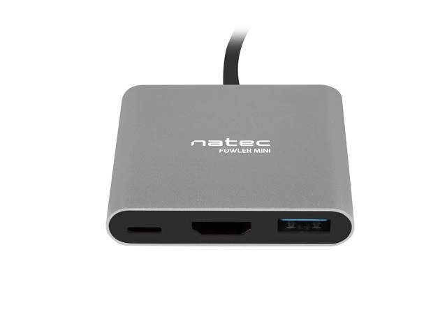 Více portů Fowler mini USB-C PD, USB 3.0, HDMI 4K