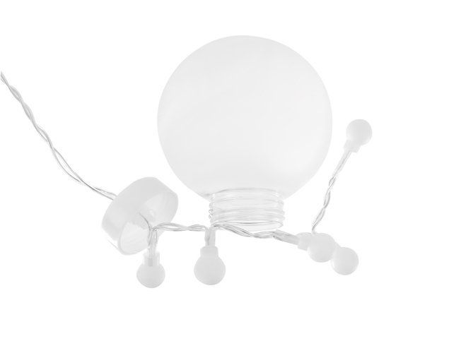LED teplý bílý závěs se žárovkami - 5 m, 108 LED