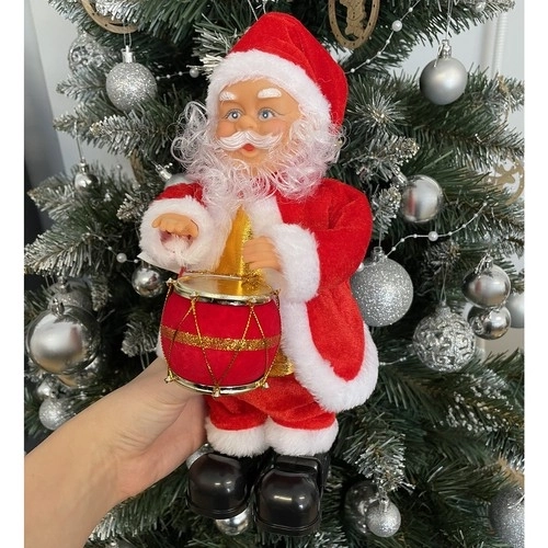 Santa Claus hrající figurka 30cm Ruhhy 22162