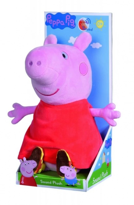 Plyšové Prasátko Peppa Pig se zvukem, 22 cm