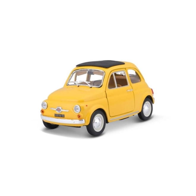 Bburago 1:24 Fiat 500 F 1965 žlutá 18-22098