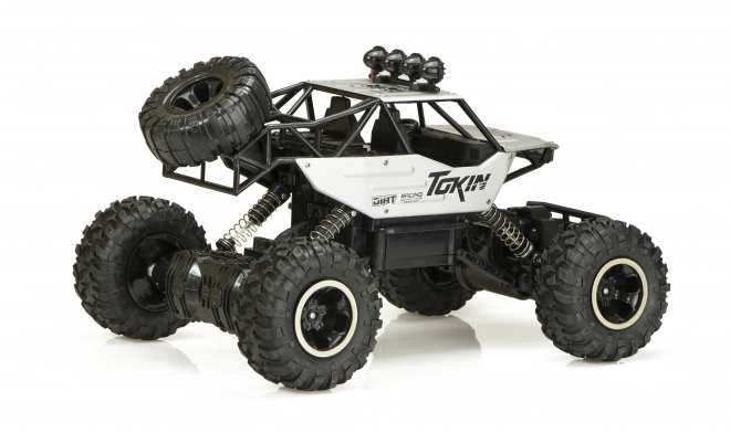 RC auto Rock Crawler 1:12 4WD METAL stříbrný