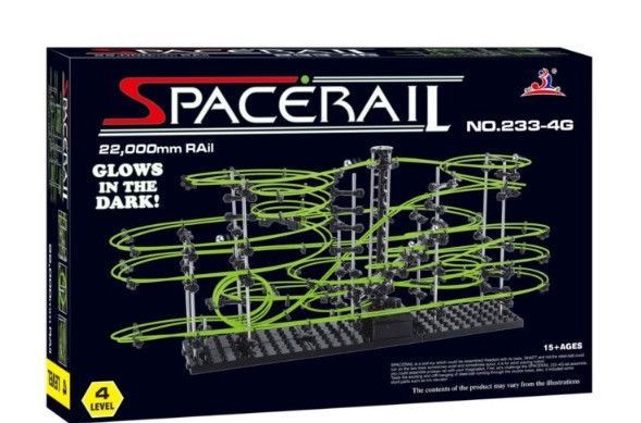 Kuličková dráha SpaceRail svítící ve tmě - Level 4