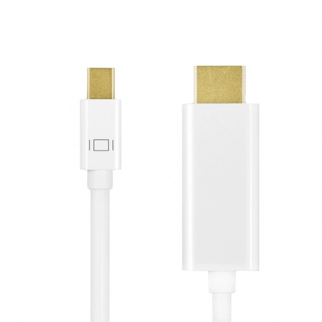 Kabel Mini DisplayPort na HDMI, 4K, 5 m, bílý