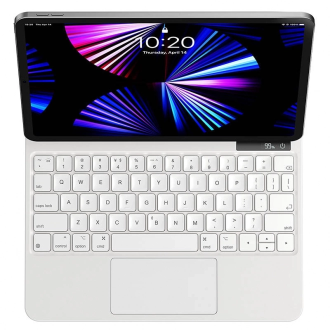 Pouzdro s klávesnicí pro iPad Baseus Brilliance PRO 10, 10,9" (bílé)