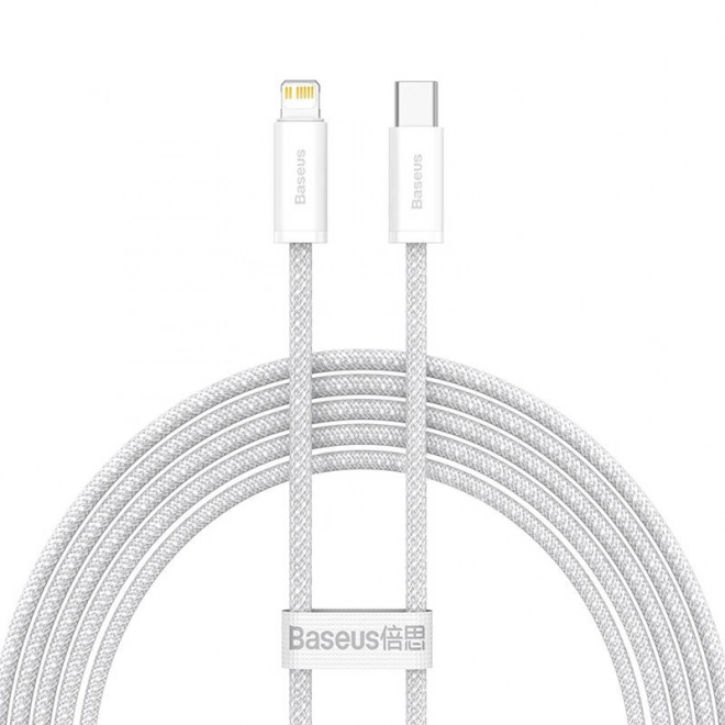 Kabel USB-C pro Lightning Baseus řady Dynamic, 20 W, 2 m (bílý)