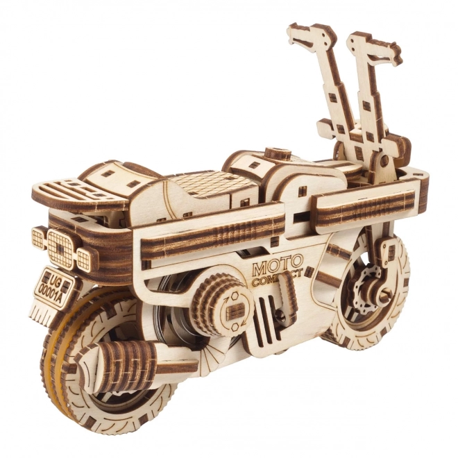 Ugears 3D dřevěné mechanické puzzle Skládací skútr