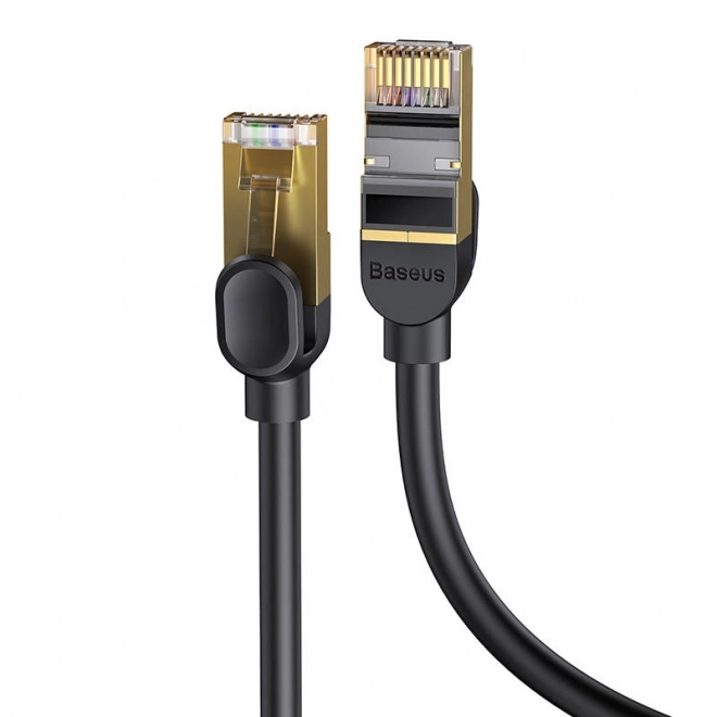 Síťový kabel Baseus Ethernet RJ45, 10 Gb/s, 0,5 m (černý)