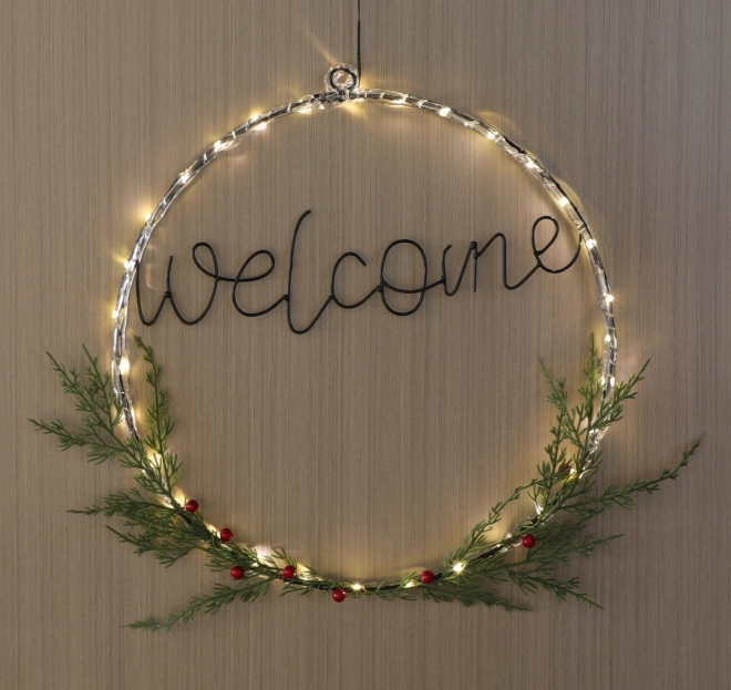 LED girlanda "WELCOME"