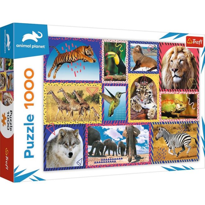 Puzzle 1000 prvků Wildlife Animal Planet