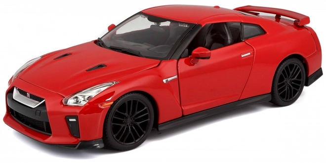 Bburago 1:24 Nissan GT-R Metallic 18-21082 – Červený