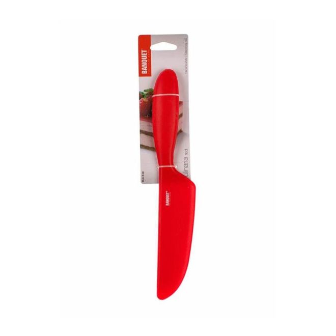Silikonový nůž 27,5x5cm Culinaria Červený