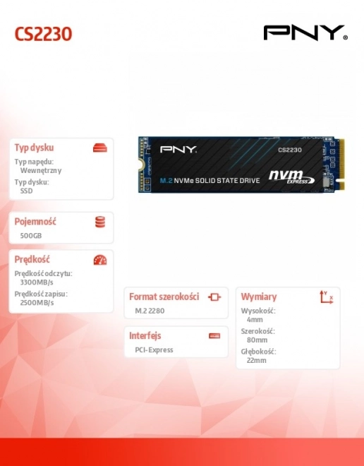 Ssd disk 500gb m.2 nvme