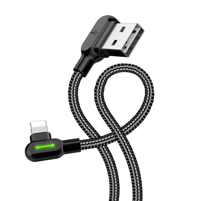 Kabel USB-Lightning, Mcdodo CA-4679, úhlový, 3m (černý)