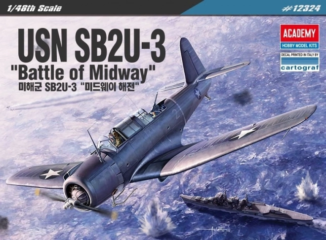 USN SB2U-3 Vindicator Bitva o Midway