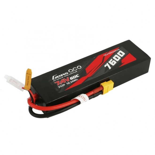 Baterie Gens Ace 7600mAh 7,4V 60C 2S2P XT60 Materiál pouzdra