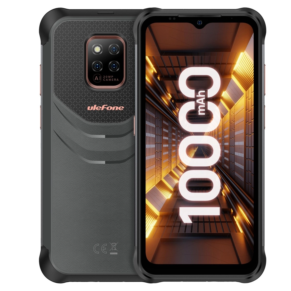 Power Armor 14 Pro 6,52" 8/128GB IP68/IP69K 10000 mAh DualSIM smartphone černý