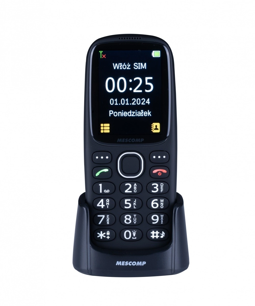 Mescomp MT-166 Edgar Elegantní 4GB mobilní telefon pro seniory