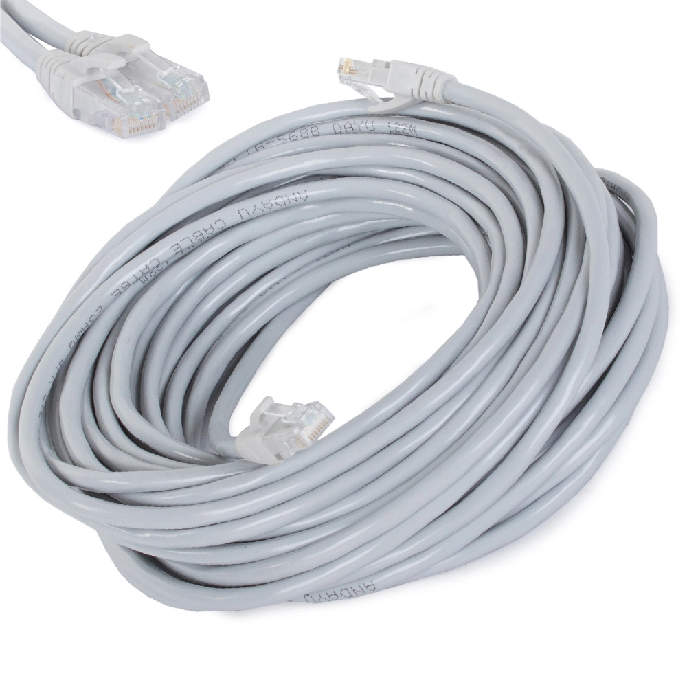 Verk 13132 RJ45,CAT6, 15m, šedý