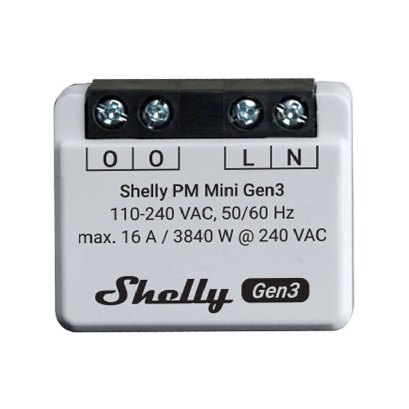 Řídicí jednotka Shelly PM Mini Gen3