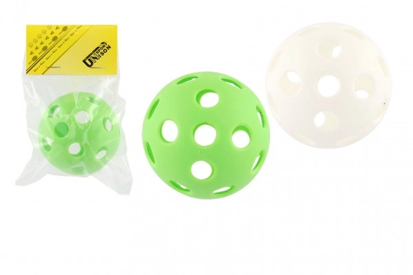 Floorball míč plast 7cm asst 2 barvy