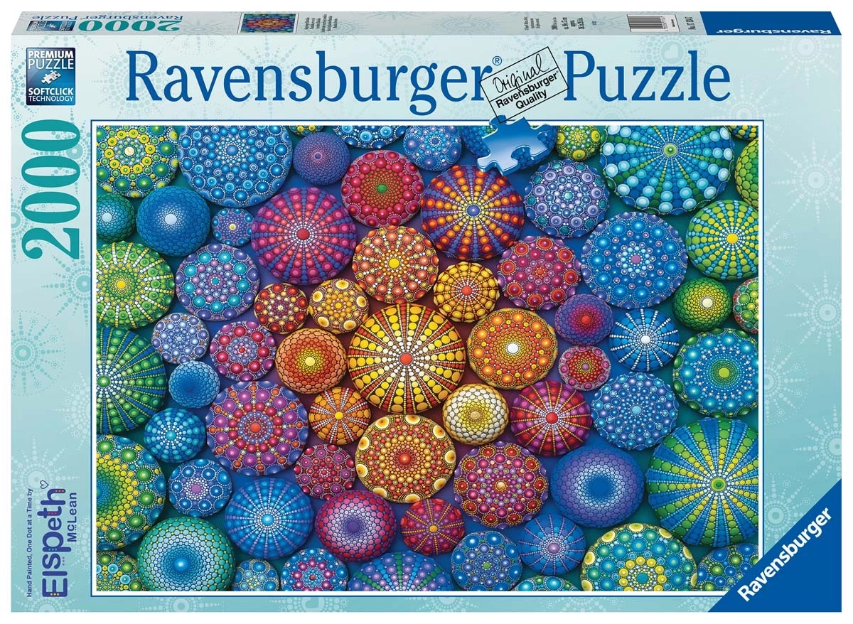 RAVENSBURGER Duhové mandaly 2000 dílků