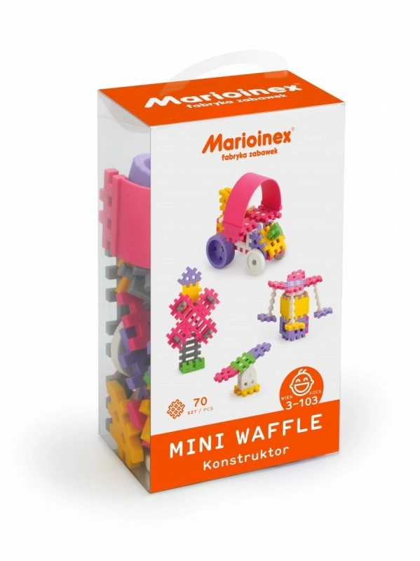 Marioinex MINI WAFLE 70 ks Konstruktér dívky