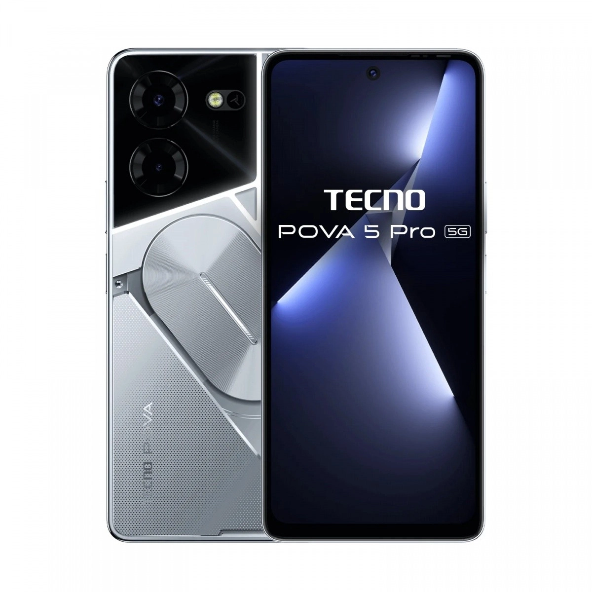 POVA 5 Pro 5G 8/256 GB LH8n Stříbrný smartphone