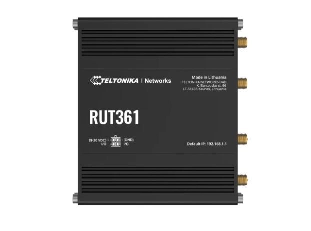 RUT361 LTE (Cat6) router, 3G, WiFi MIMO, LAN, WAN