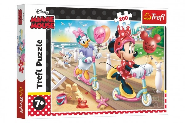 Trefl Minnie Mouse: Na pláži 200 dílků