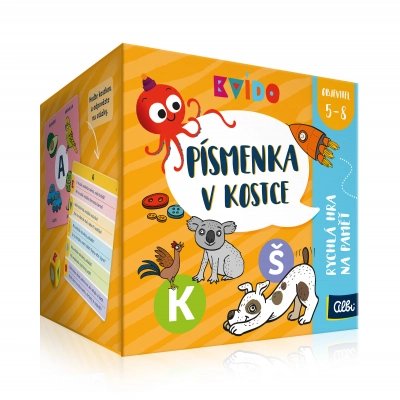 Kvído písmenka v kostce