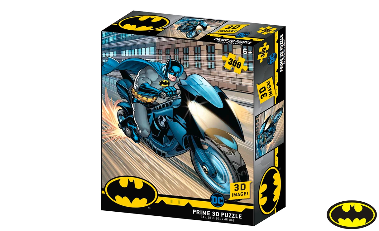 PRIME 3D Batcycle 300 dílků