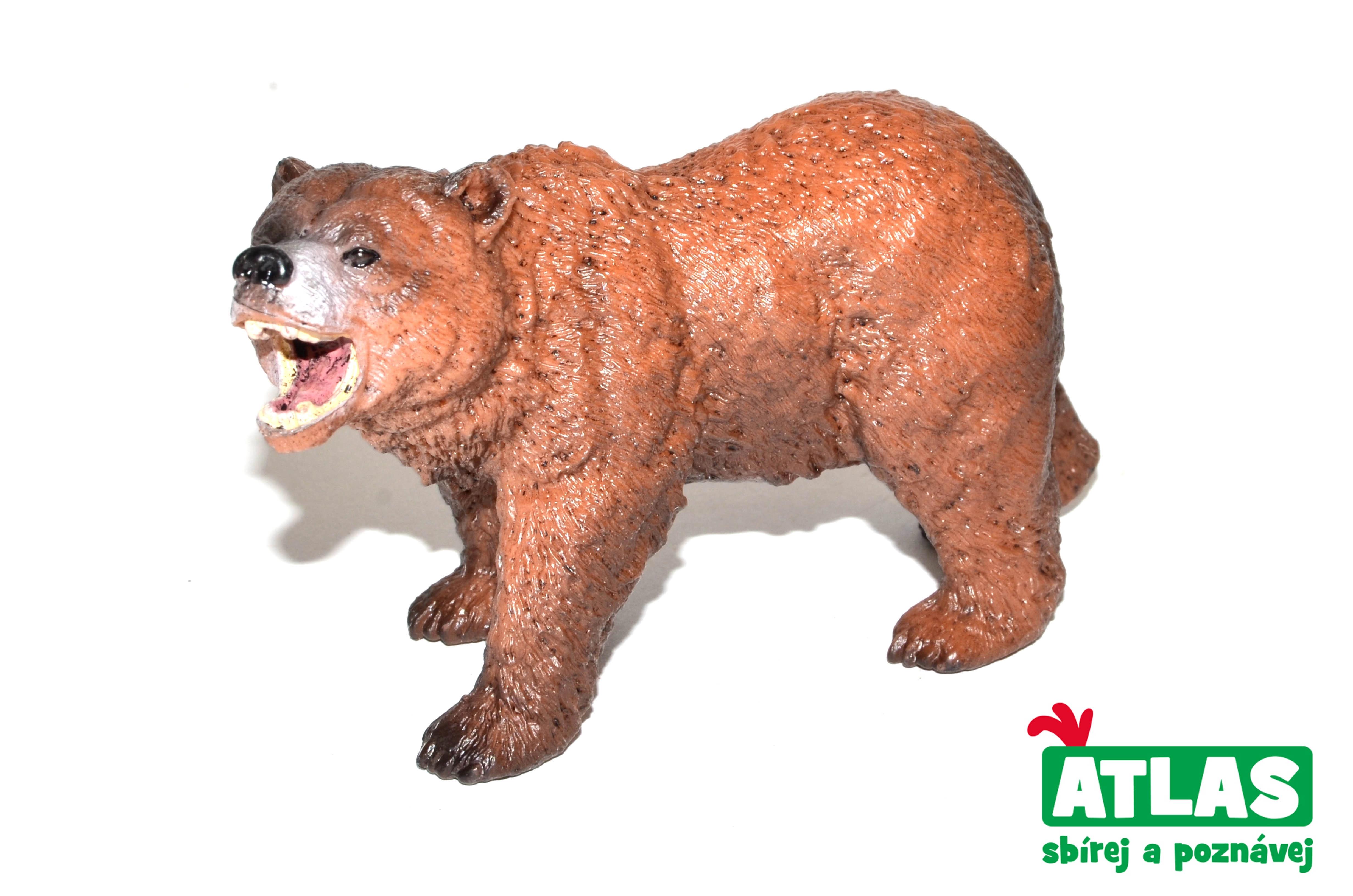 C - Figurka Medvěd Grizzly 11 cm