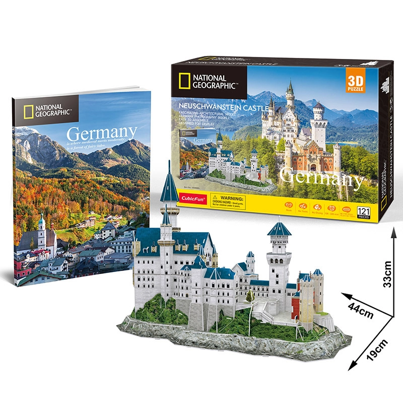 3D puzzle National Geographic: Zámek Neuschwanstein